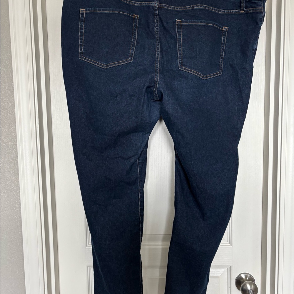 Ava & Viv Dark Blue Skinny Jeans - Picture 2 of 3